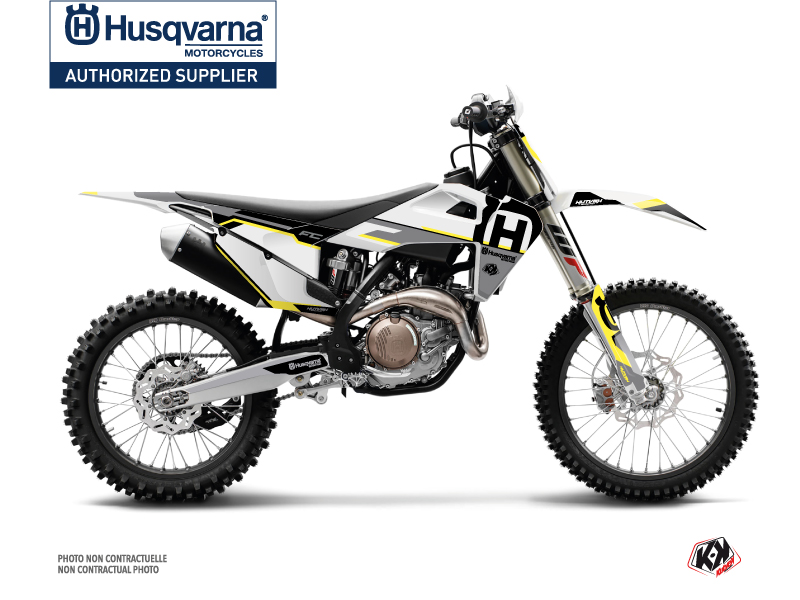 husqvarna dirt bike nova  graphic kit black