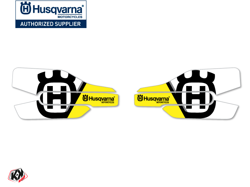 Kit Déco Stickers de protège mains Nova Moto Cross Husqvarna TC-FC Noir