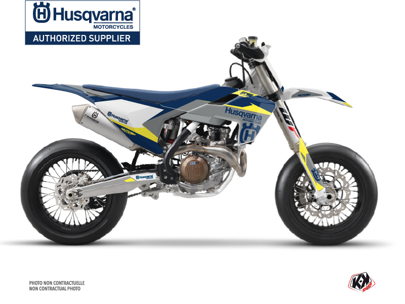 Husqvarna 450 FS Dirt Bike Orbit Graphic Kit Grey