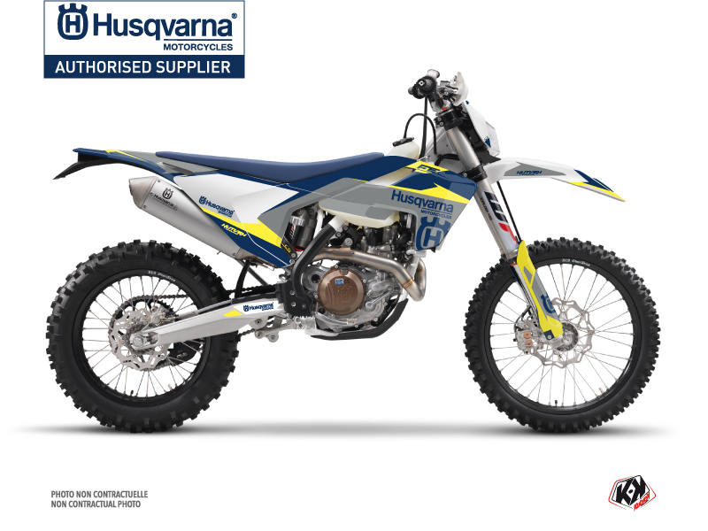 Husqvarna 501 FE Dirt Bike Orbit Graphic Kit Grey