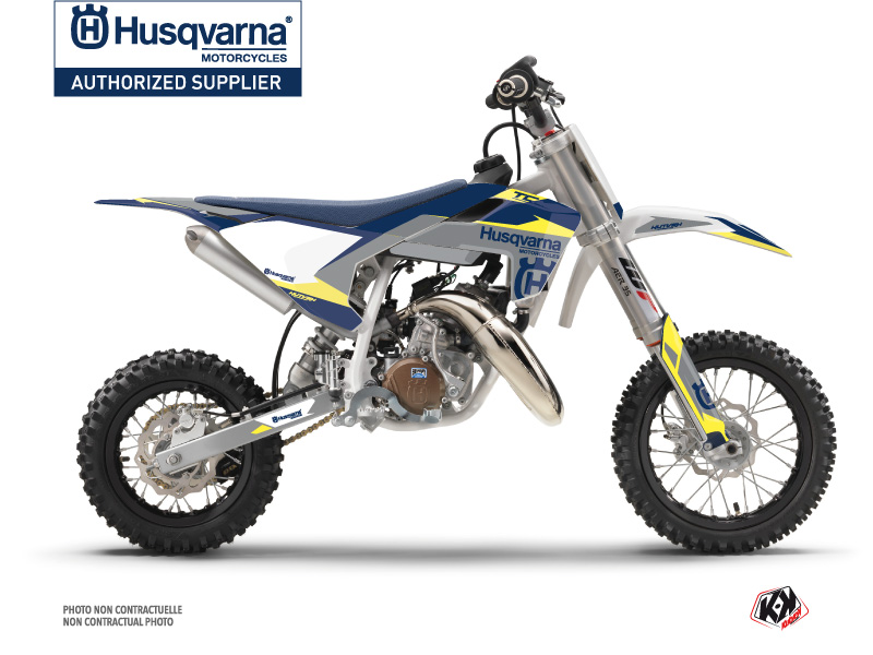 husqvarna dirt bike orbit  graphic kit grey