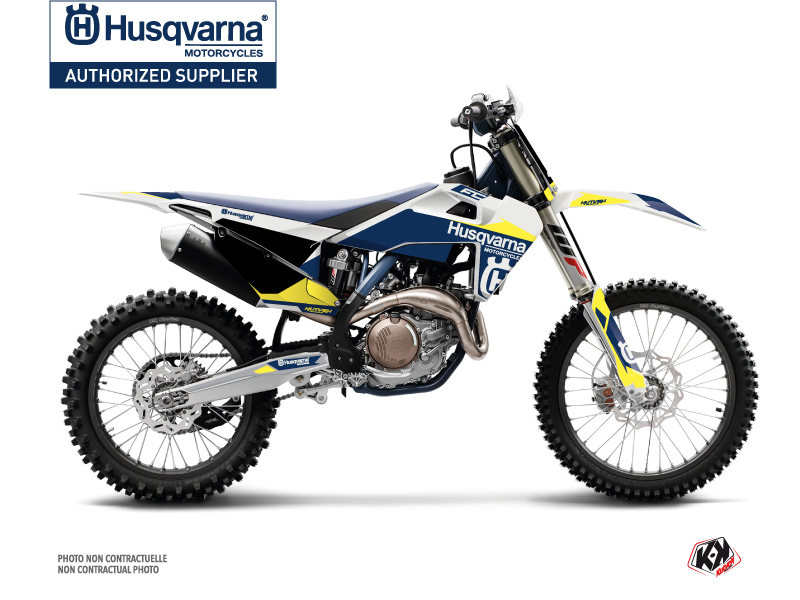 Husqvarna FC 250 Dirt Bike Orbit Graphic Kit White
