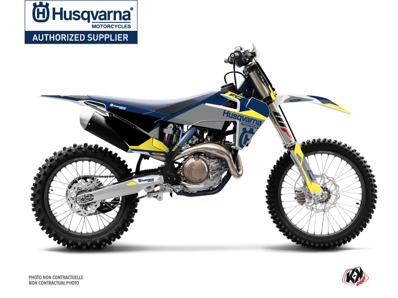 Husqvarna FC 250 Dirt Bike Orbit Graphic Kit Grey