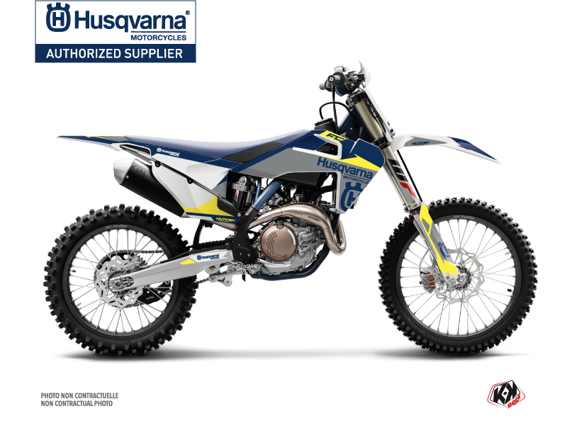 Husqvarna FC 350 Dirt Bike Orbit Graphic Kit Grey