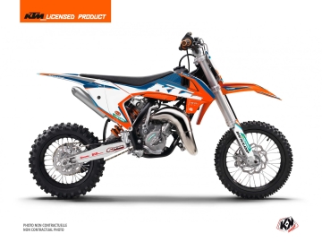 kit déco motocross ktm origin k22 bleu | Kutvek