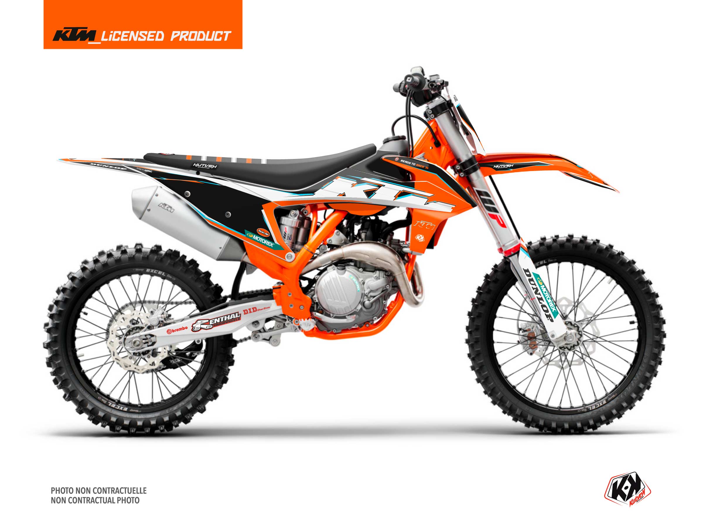 ktm dirt bike origin k22  graphic kit black