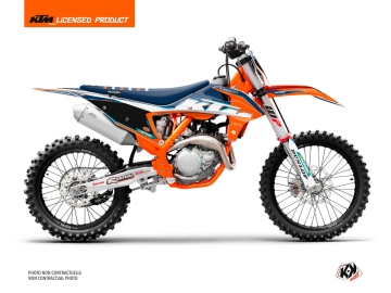 kit déco motocross ktm origin k22 bleu | Kutvek