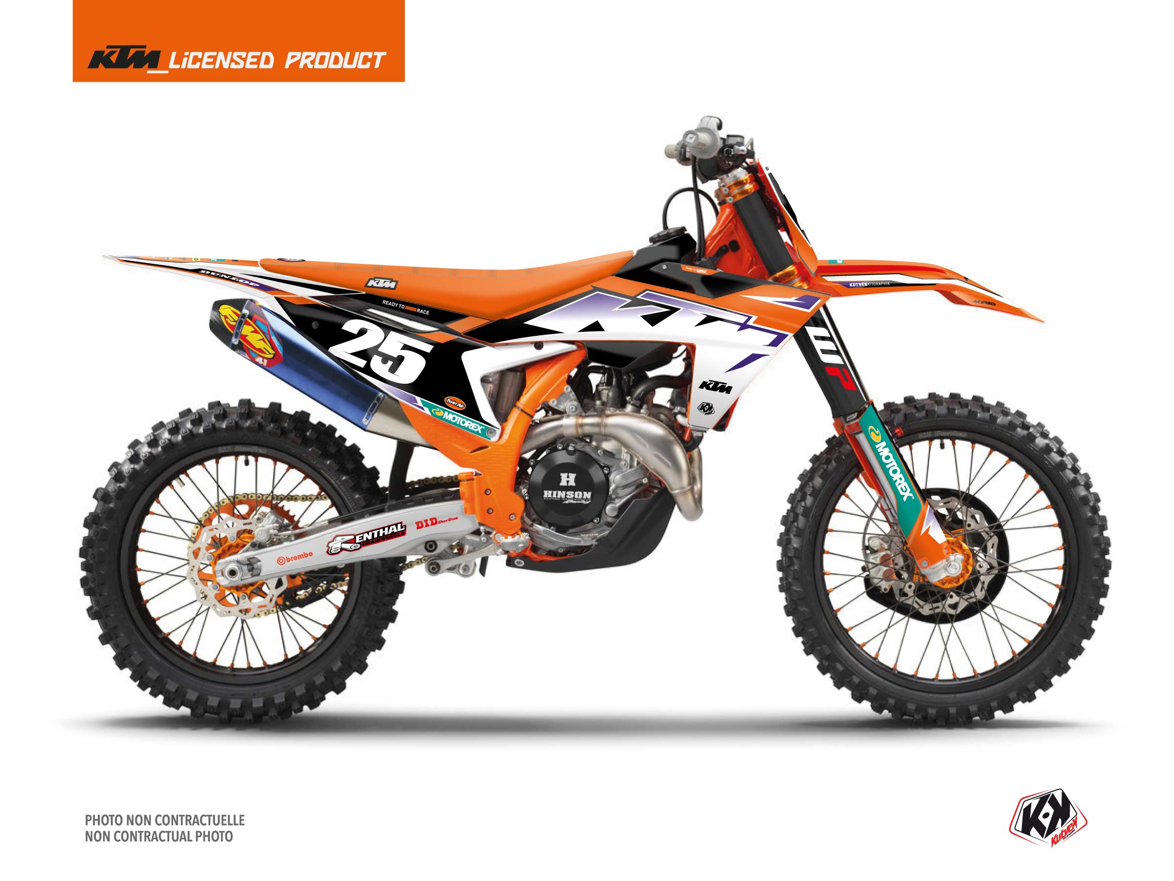 KTM 125 SX Dirt Bike Origin-K23 Graphic Kit Orange
