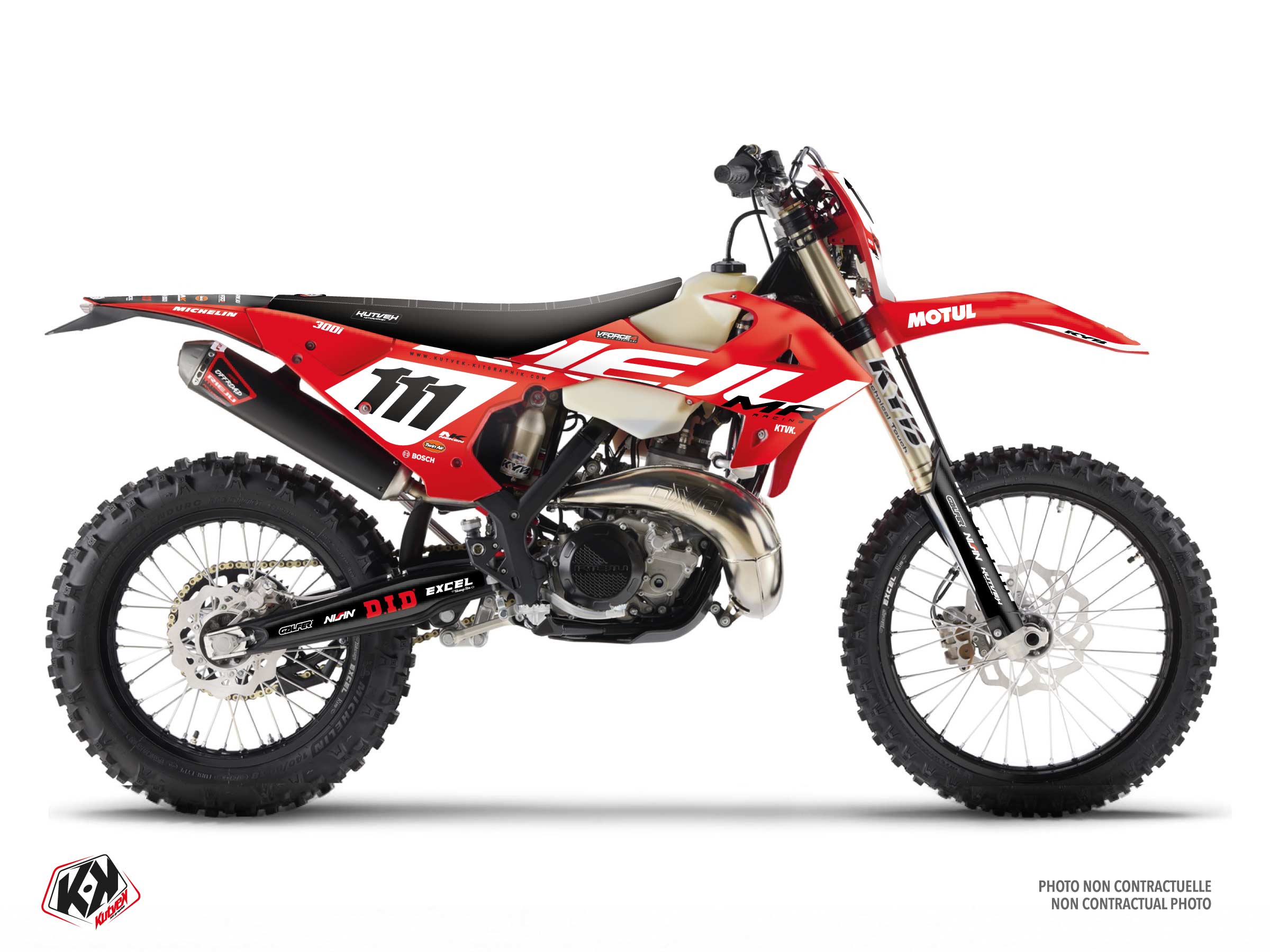 rieju dirt bike origin k26  graphic kit red