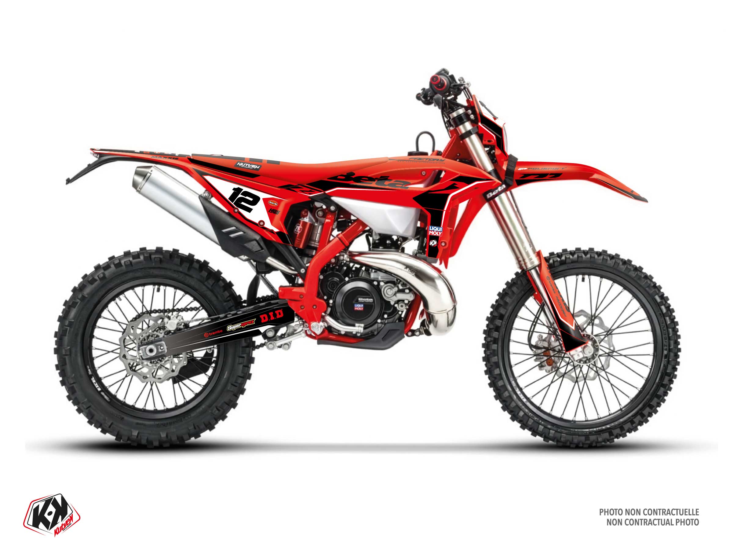 beta dirt bike origin k26.2  graphic kit red