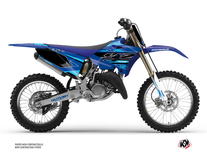 yamaha dirt bike outline  graphic kit cyan