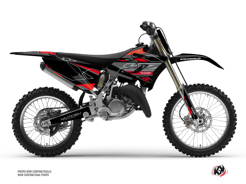 yamaha dirt bike outline  graphic kit red
