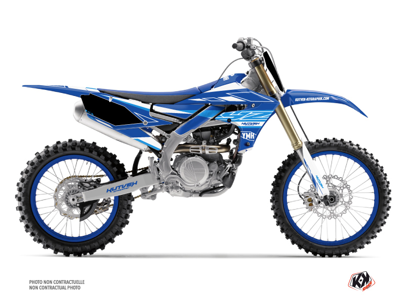 yamaha dirt bike outline  graphic kit blue