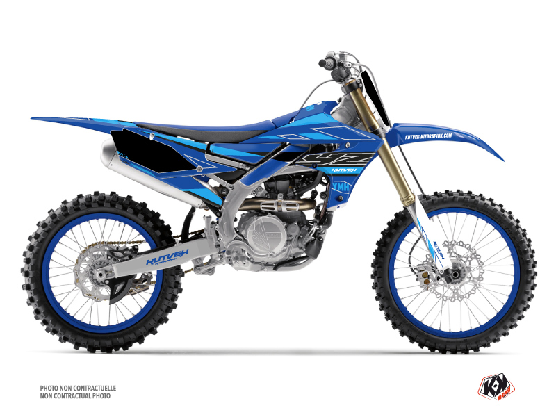 yamaha dirt bike outline  graphic kit cyan