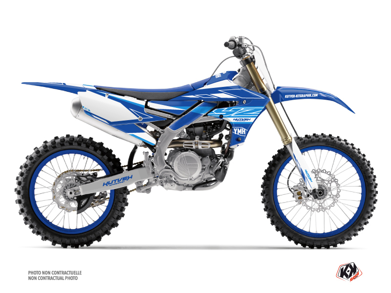 yamaha dirt bike outline  graphic kit blue