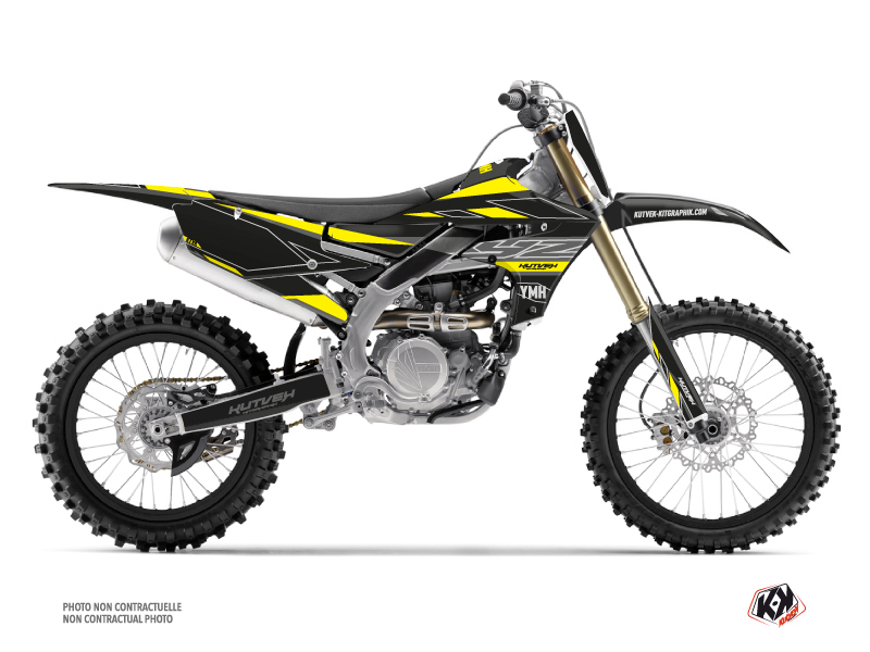yamaha dirt bike outline  graphic kit yellow
