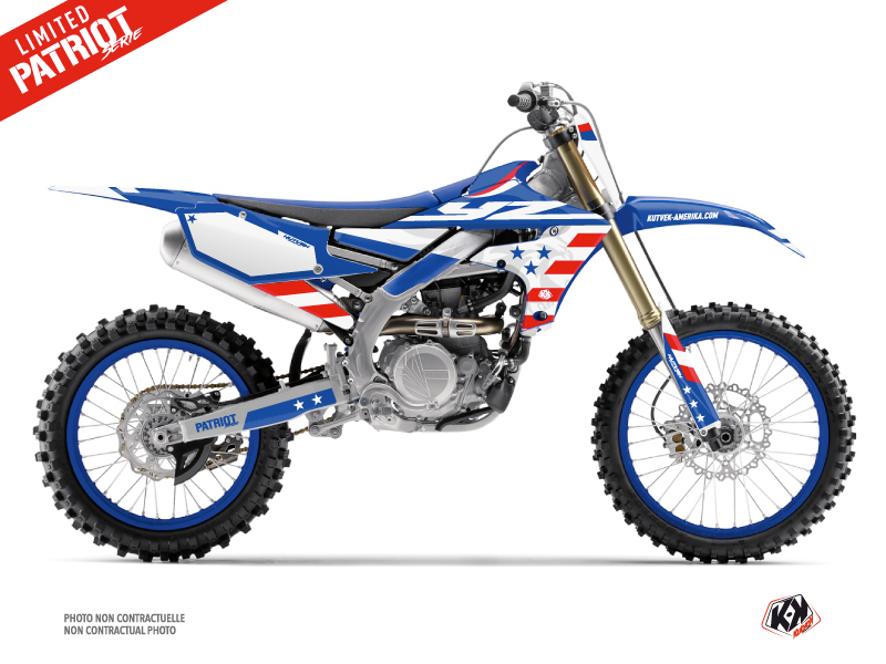 kit déco motocross yamaha patriot bleu 