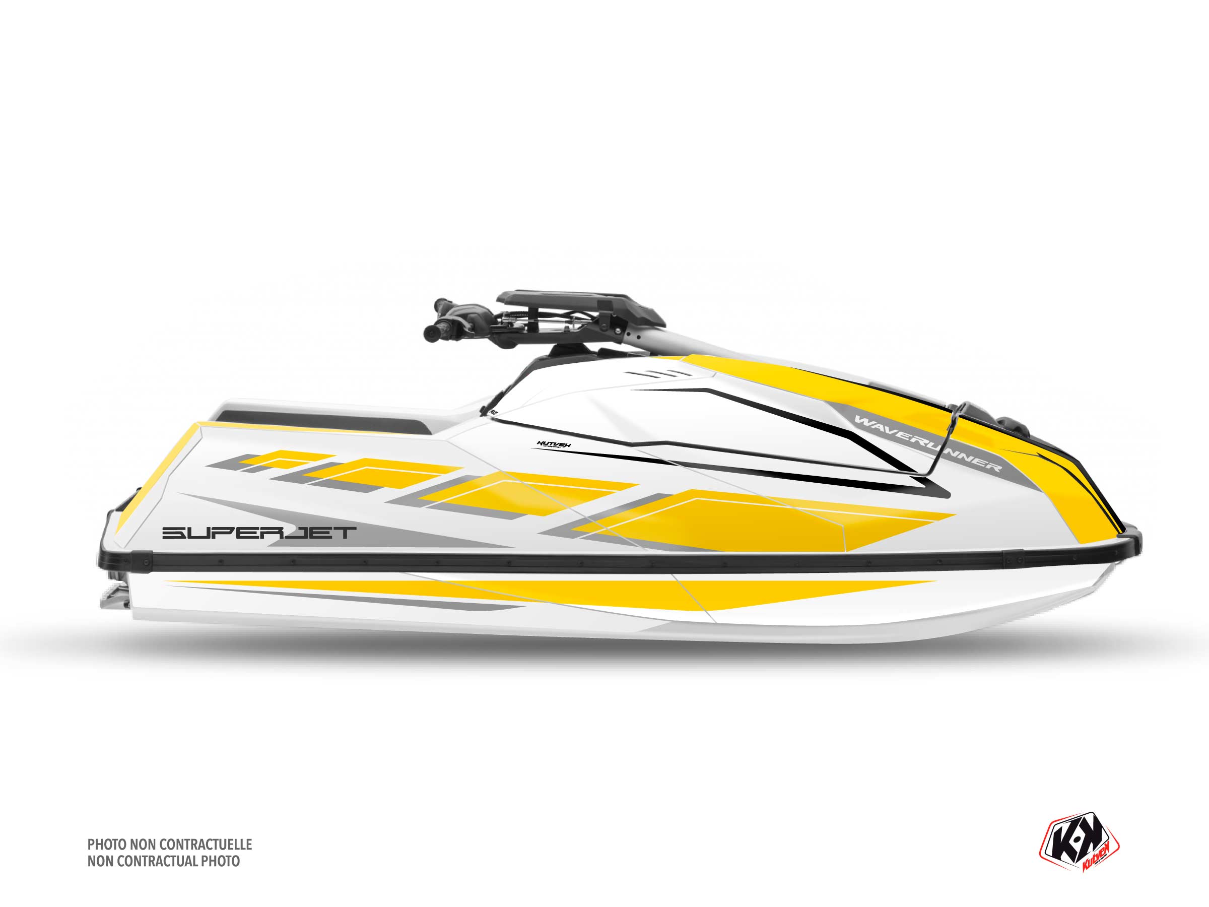 yamaha jet-ski perf  graphic kit yellow