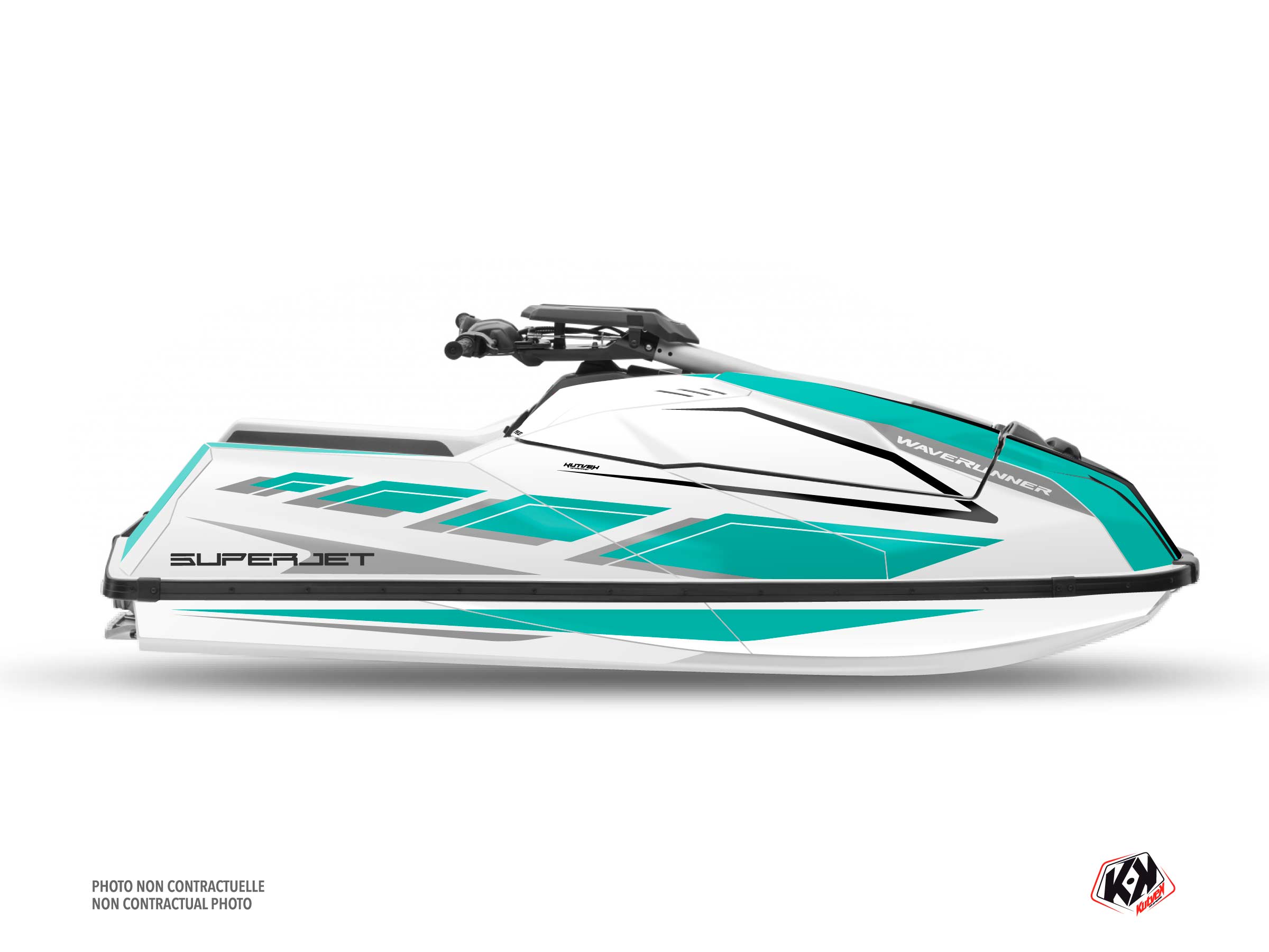 yamaha jet-ski perf  graphic kit turquoise