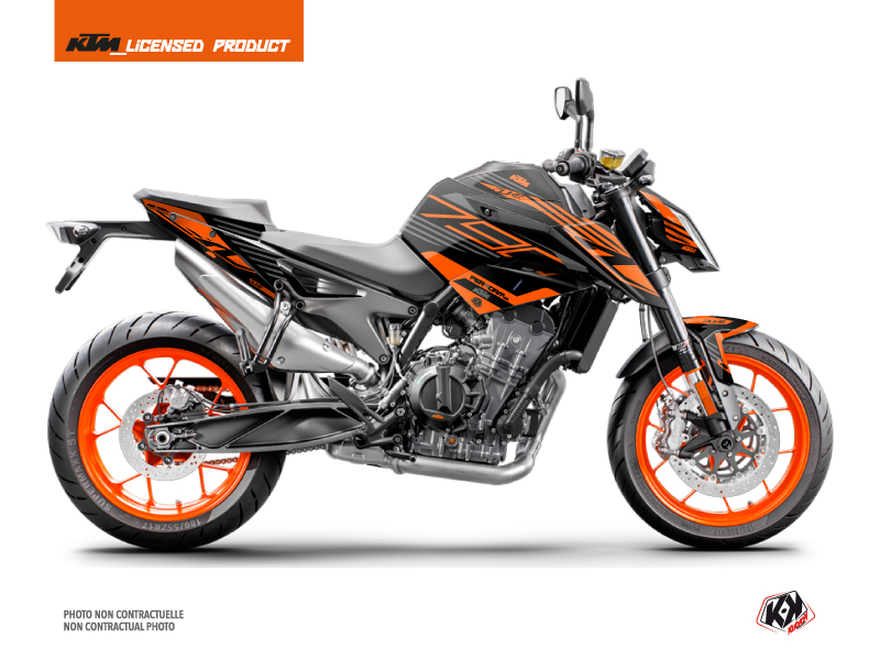 ktm street bike perform  graphic kit black-orange