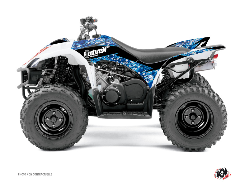 Yamaha 350-450 Wolverine ATV Predator Graphic Kit Blue