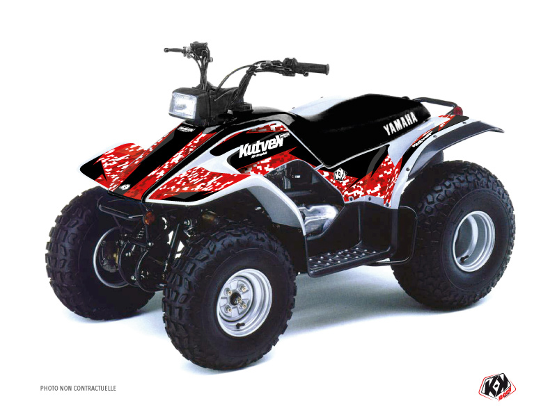 Yamaha Breeze ATV Predator Graphic Kit Red