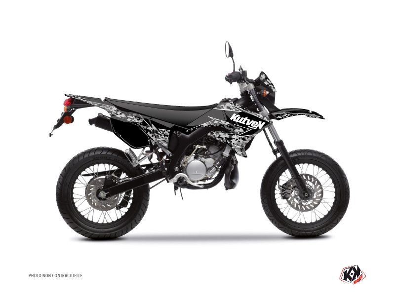 yamaha 50cc predator  graphic kit black