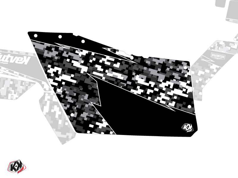 Kit Graphique Portes Origine Polaris Predator SSV Polaris RZR 570/800/900 2008-2014 Noir