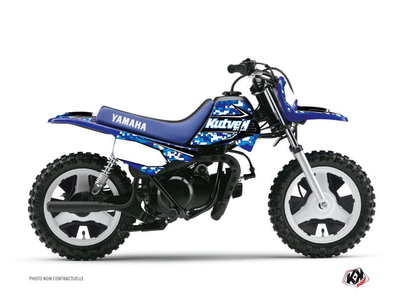 yamaha dirt bike predator  graphic kit blue