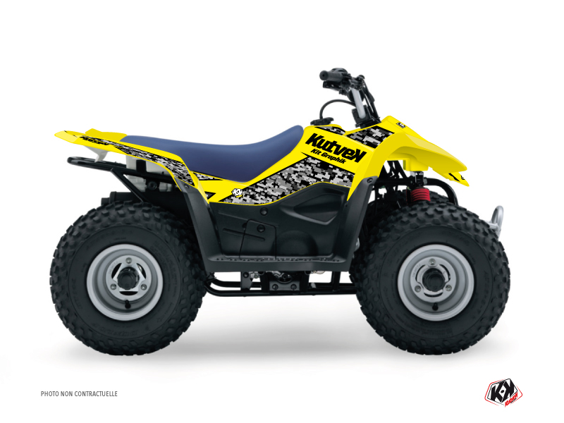 Suzuki Z 50 ATV Predator Graphic Kit Yellow