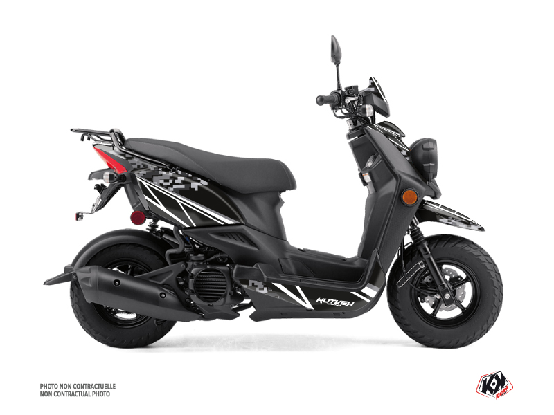 yamaha scooter predator  graphic kit black-grey