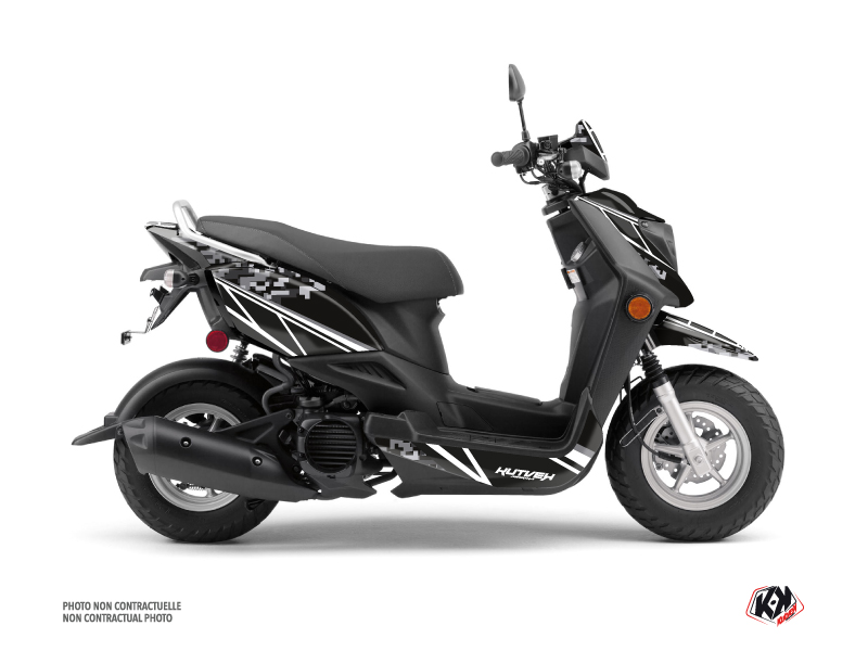 yamaha scooter predator  graphic kit black-grey