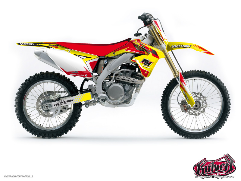 suzuki dirt bike pulsar  graphic kit red