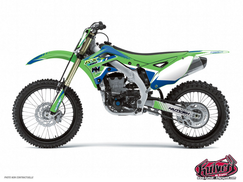 kawasaki dirt bike pulsar  graphic kit blue