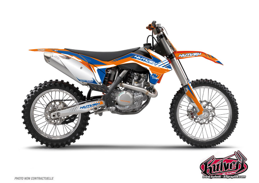 kit déco motocross ktm pulsar bleu 