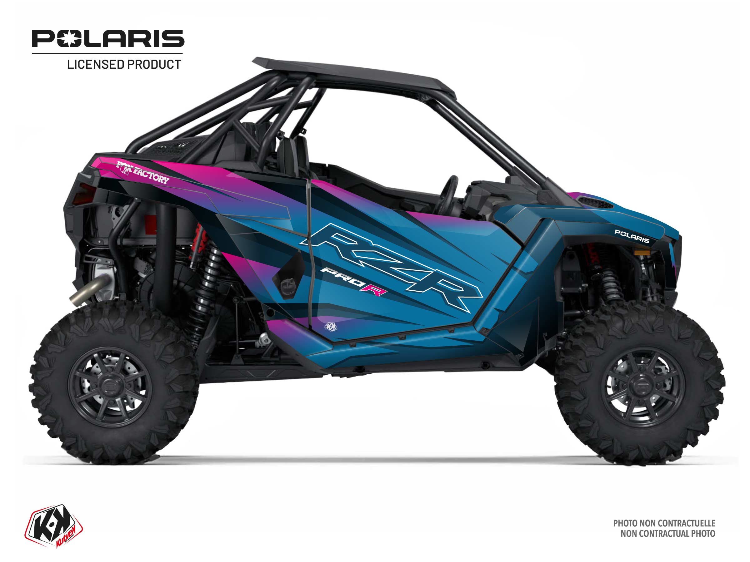 kit déco ssv polaris quake bleu 