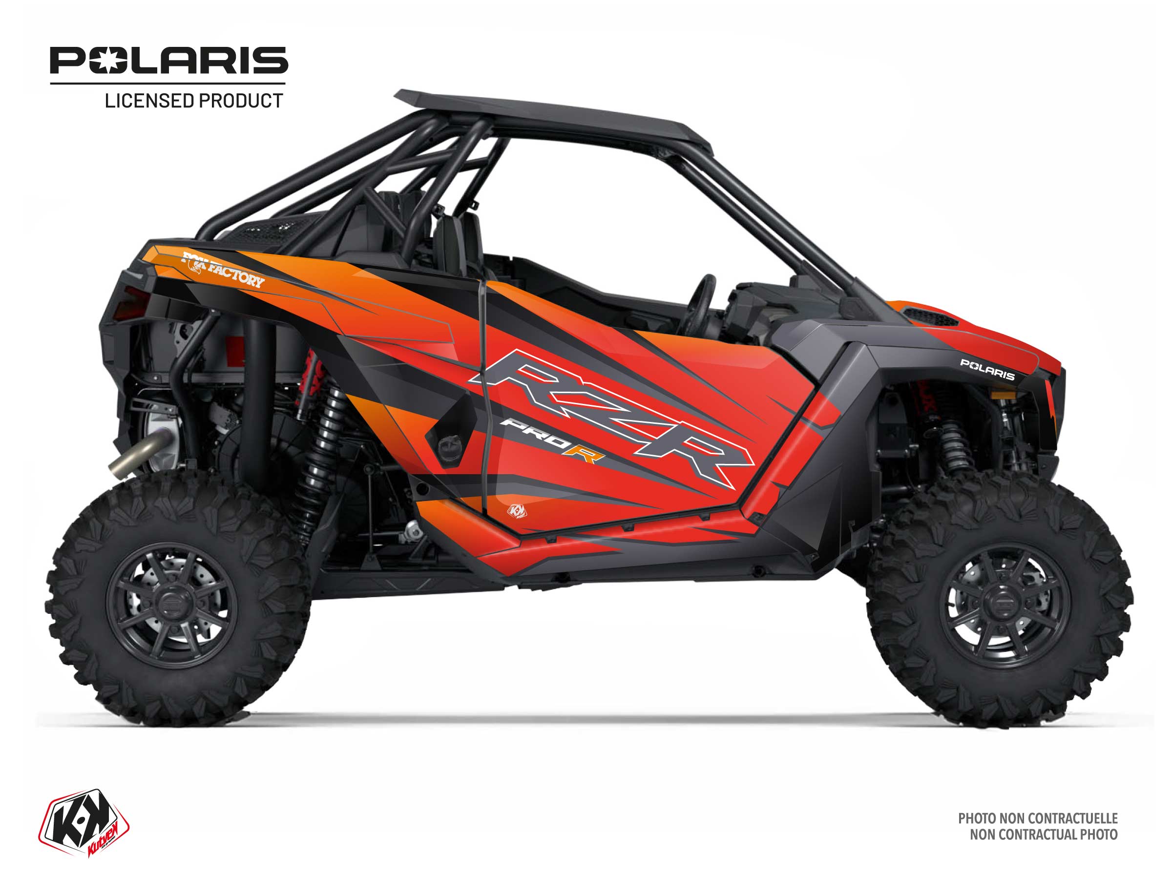 kit déco ssv polaris quake rouge 