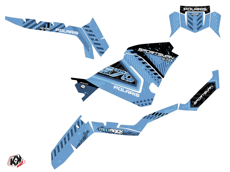 Polaris 570 Sportsman ATV Redrock Graphic Kit Blue