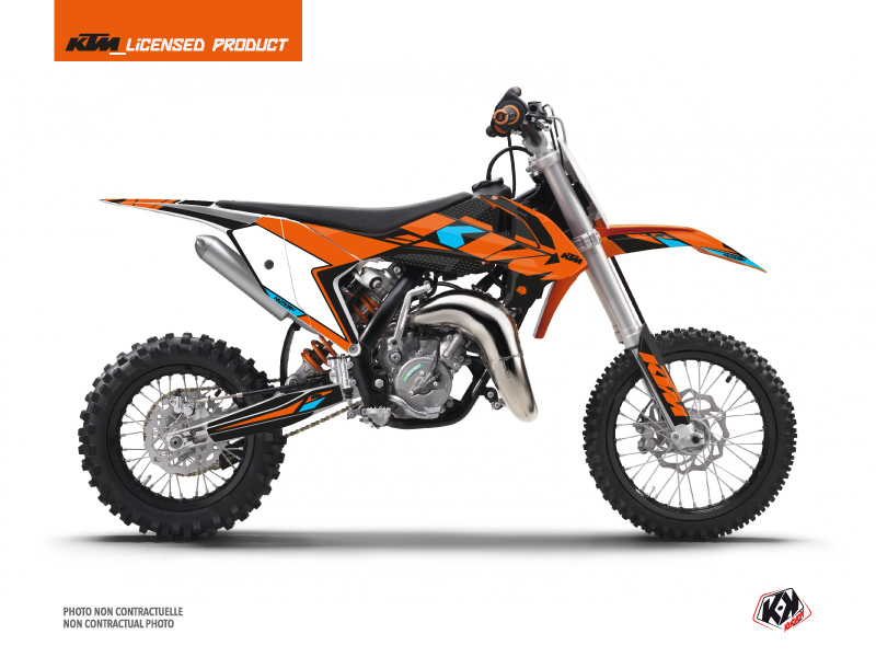 KTM 50 SX Dirt Bike Reflex Graphic Kit Orange