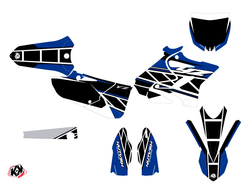 Yamaha 125 YZ Dirt Bike Replica Graphic Kit Blue