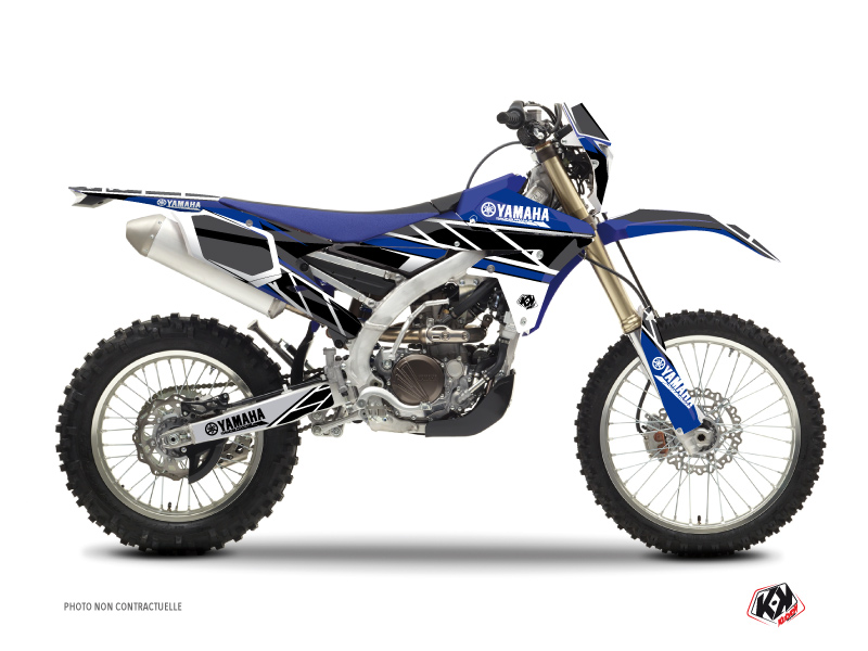 Yamaha 250 WRF Dirt Bike Replica Graphic Kit Blue