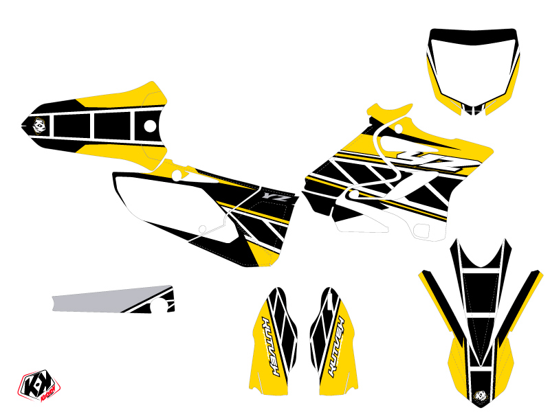 Yamaha 250 YZ Dirt Bike Replica Graphic Kit Yellow