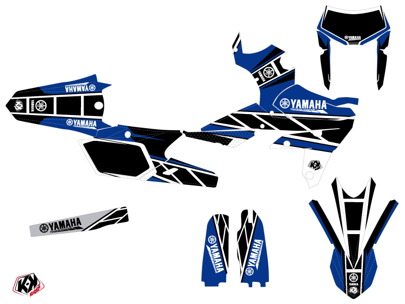 Kit Déco Moto Cross Replica Yamaha 450 WRF Bleu