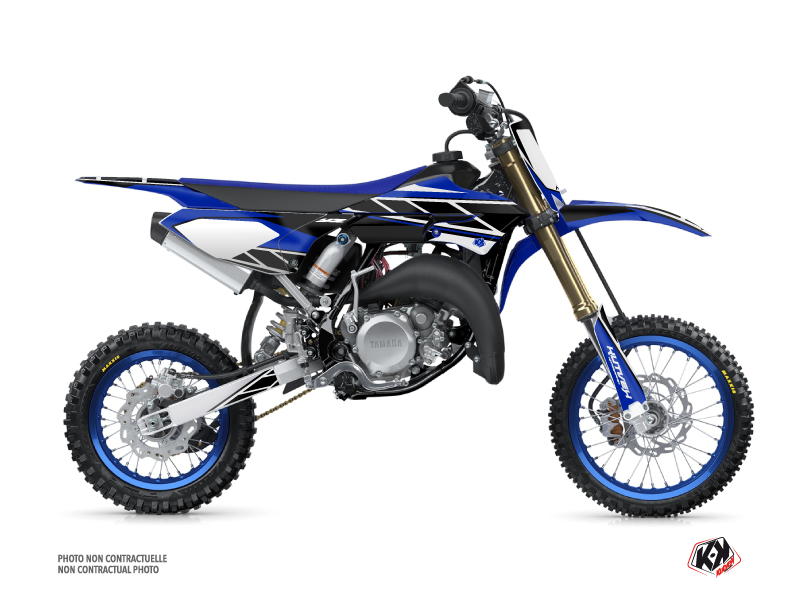 Kit Déco Moto Cross Replica Yamaha 65 YZ Bleu