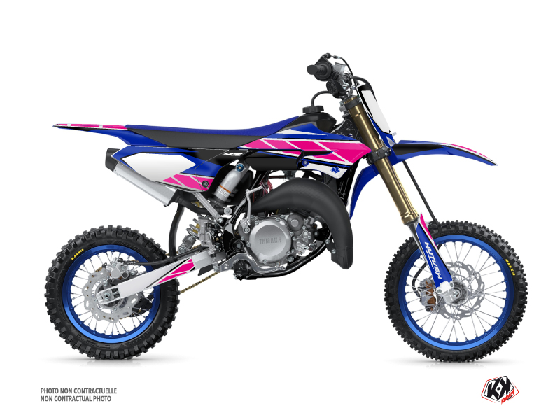 kit déco motocross yamaha replica rose 
