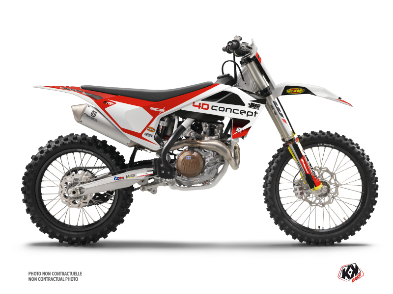 husqvarna dirt bike replica bos  graphic kit 