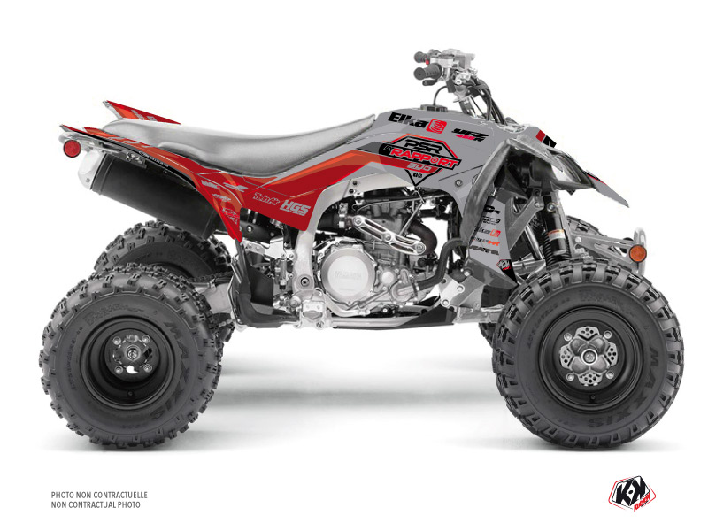 Yamaha 450 YFZ R ATV Replica By Rapport K20 Graphic Kit Grey Red