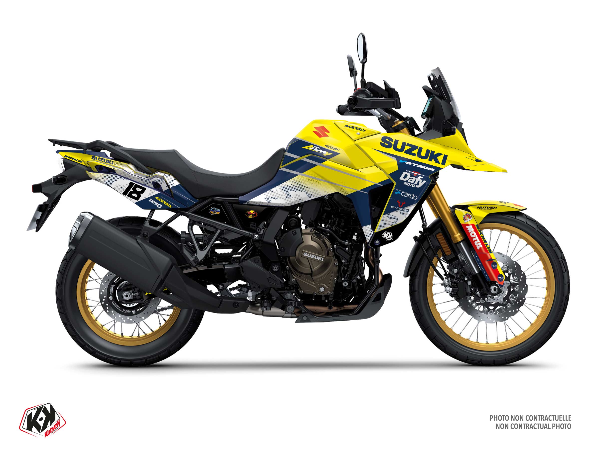 suzuki street bike replica chapeliere k26  graphic kit 