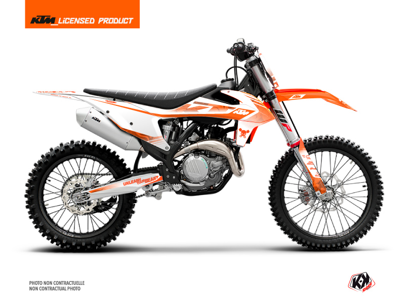 KTM 125 SX Dirt Bike Replica Thomas Corsi 2020 Graphic Kit Orange