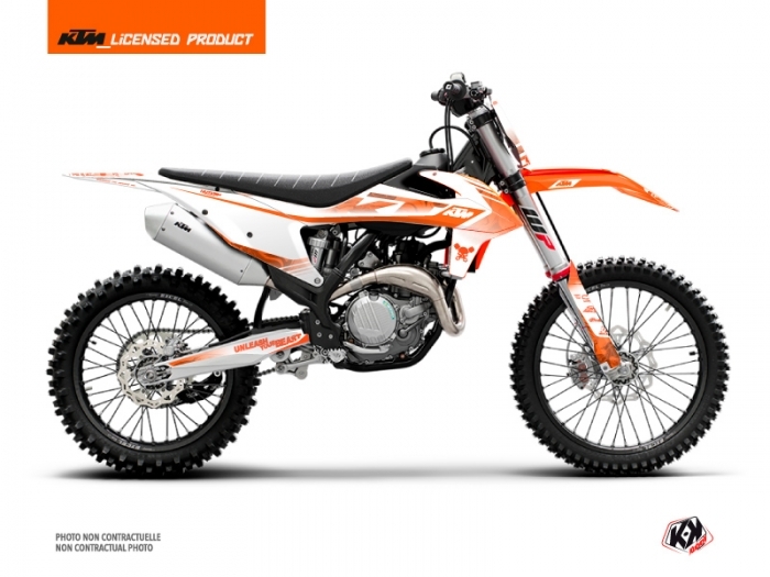 kit déco motocross ktm replica thomas corsi 2020 orange 